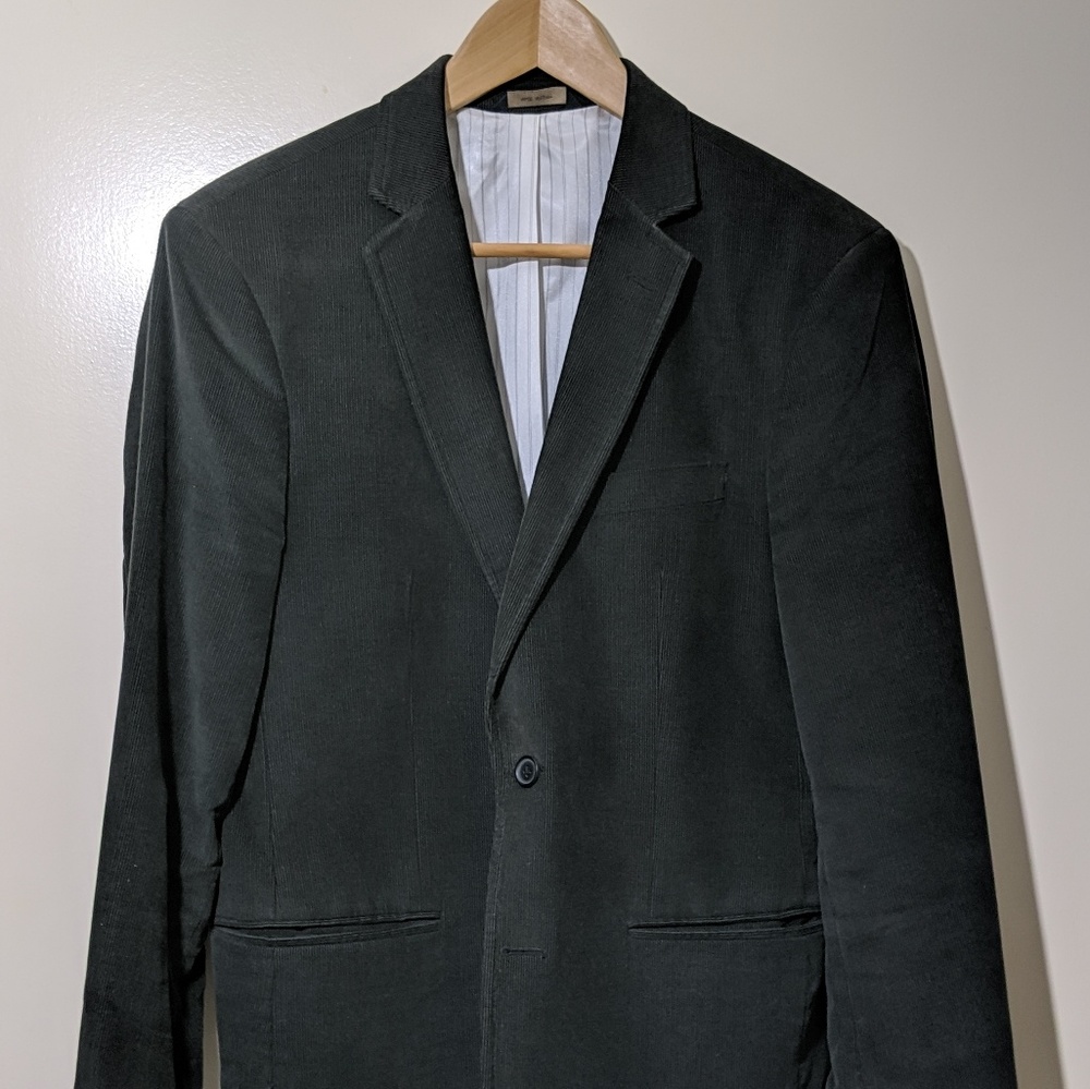 Banana Republic 38R Dark Grey Corduroy Blazer